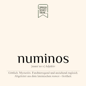 Bedeutung und Herkunft des Wortes numinos