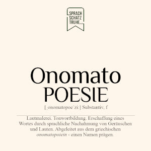 Definition und Etymologie des Wortes Onomatopoesie
